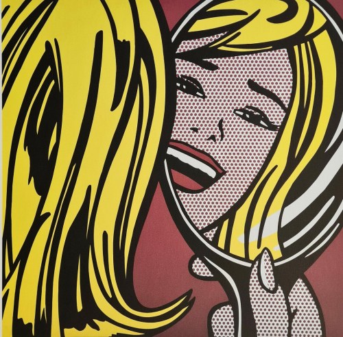 Girl in mirror, Roy Lichtenstein