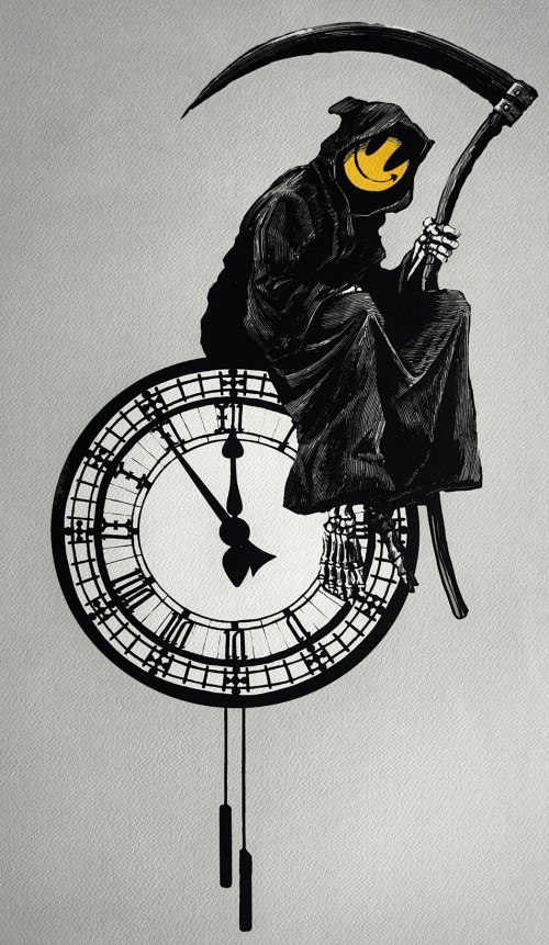 Uśmiechnięty Żniwiarz, Banksy