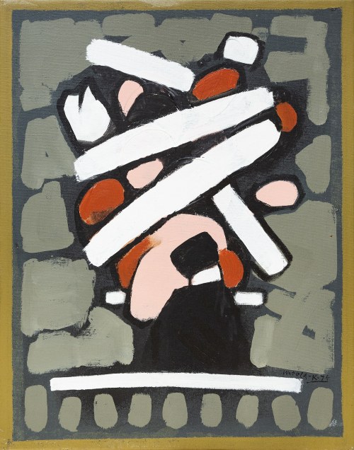 praca z cyklu - Ludzie, 1974, Witold-K.