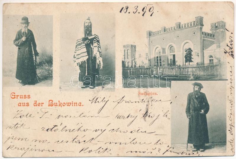 Sadhora Api 1899 (Vorläufer) Sadhora, Sadagóra, Sadigura; Gruss aus Bukowina ...