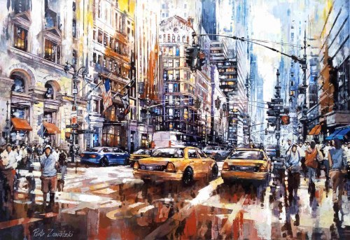 Metropolis. 5 Columbus Circle New York, 2023, Piotr Zawadzki