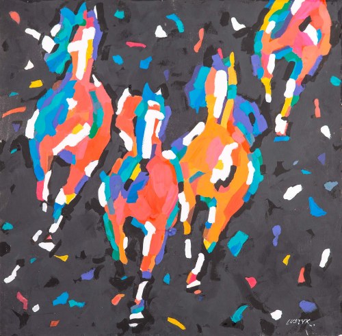 Four Horses; 2008, Bogusław Lustyk