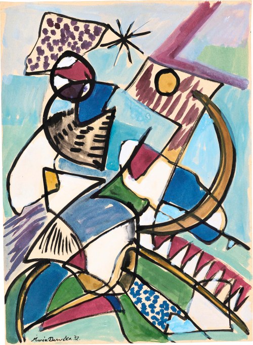Abstrakcja; 1972, Maria Dawska