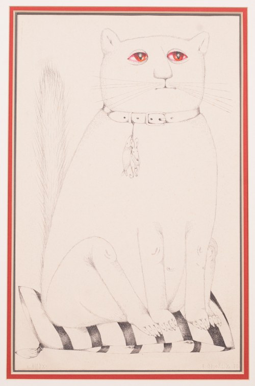 Polska, XX/XXI w. (1927 - 2010), Kot Max, 1980 r., Barbara Gawdzik-Brzozowska