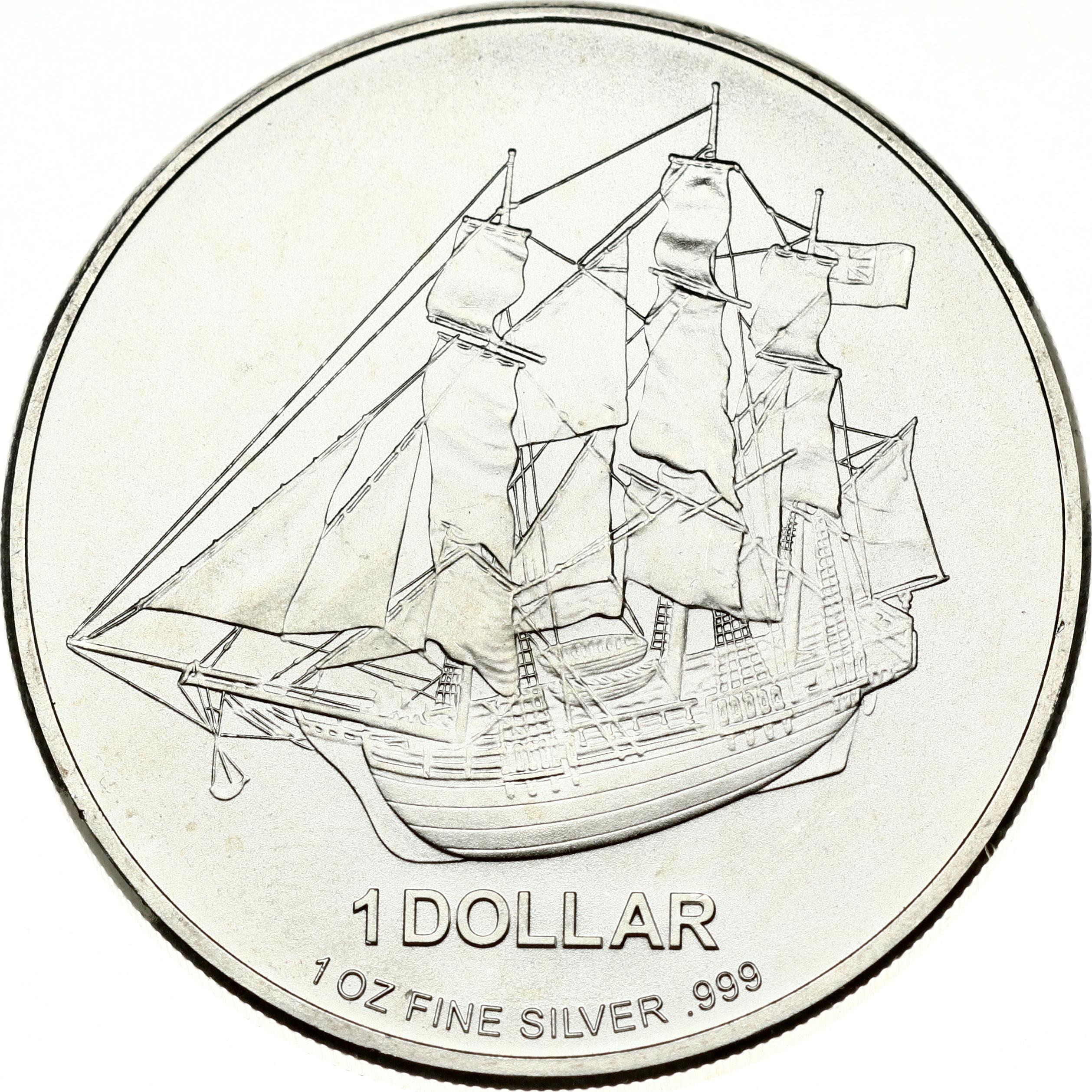 Cook Islands 1 Dollar 2009 Bounty - Online auction / Online bidding - Price  - OneBid