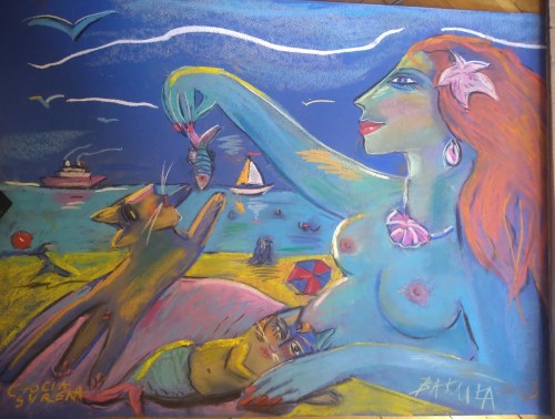 "Ciocia syrena", 2023, Hanna Bakuła