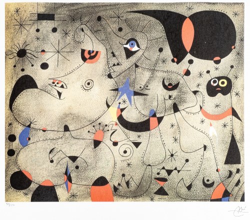 Consolellation (90 z 150), l. 80 XX w., S.P.A.D.E.M. Paris, Joan Miró