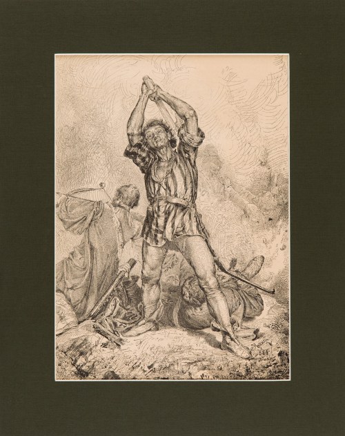 Na bitwie, 1884, Józef Męcina-Krzesz