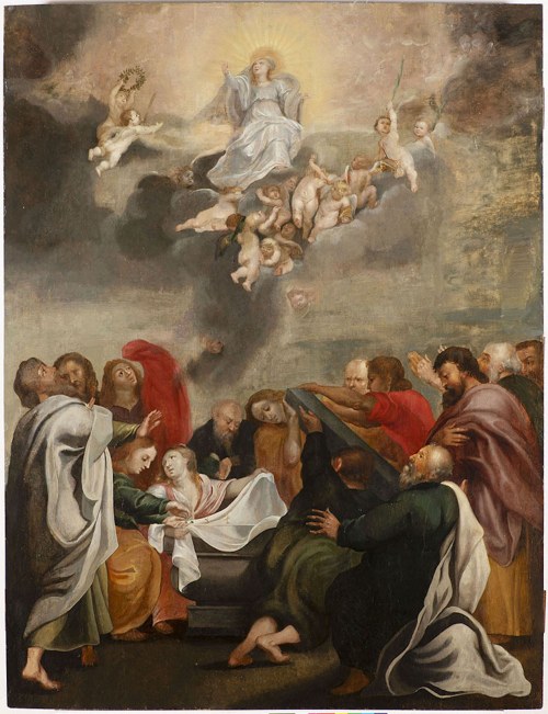 Peter Paul Rubens (1577-1640) - krąg . Wniebowzięcie Marii, Peter Paul Rubens