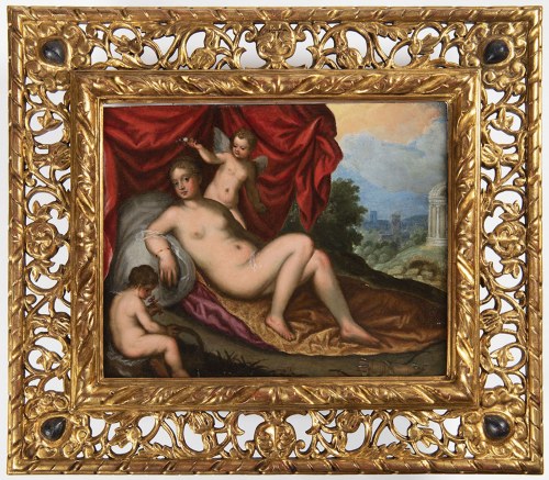 Hans Rottenhammer (1564-1625) - Atrybut, Leżąca Wenus w pejzażu, Hans Rottenhammer