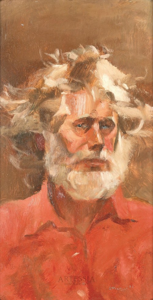 Autoportret, 1988, Stanisław Mazuś