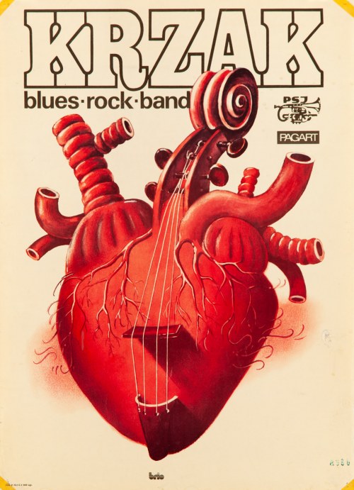rock band. Pagart, lata 80., Krzak. Blues