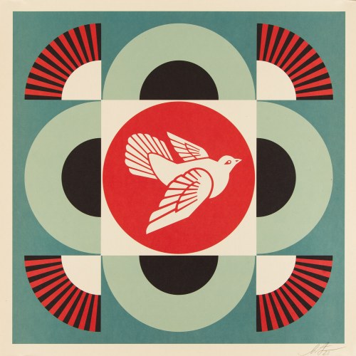 Dove Geometric, 2023, Shepard Fairey