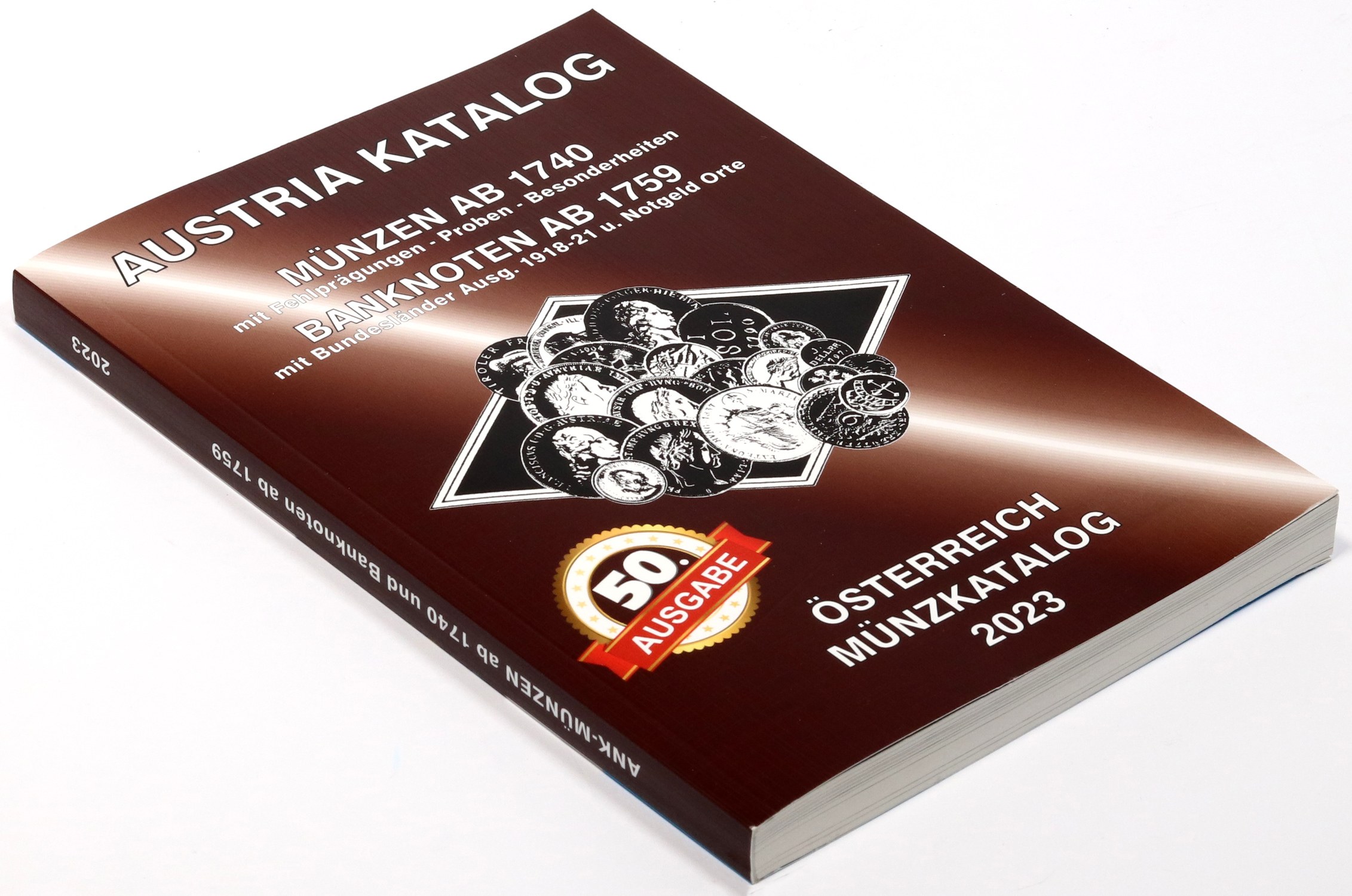 ANK, Austria Münzkatalog Österreich, Münzen ab 1740 mit Banknoten ab