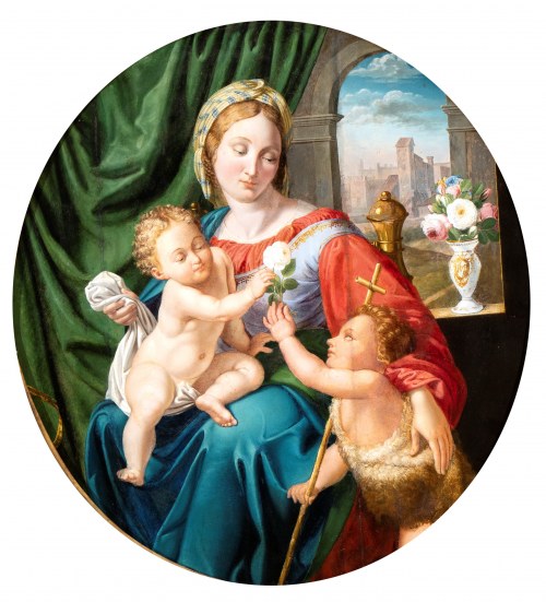 Madonna z Dzieciątkiem i św. Janem, Raffaello Sanzio