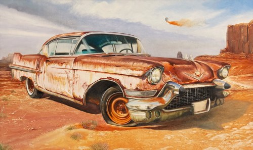 Old Cadillac, 2021, Marcus von May
