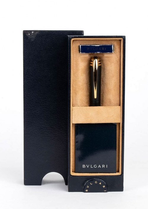 18k gold nib, 1990s, BVLGARI: fountain pen
