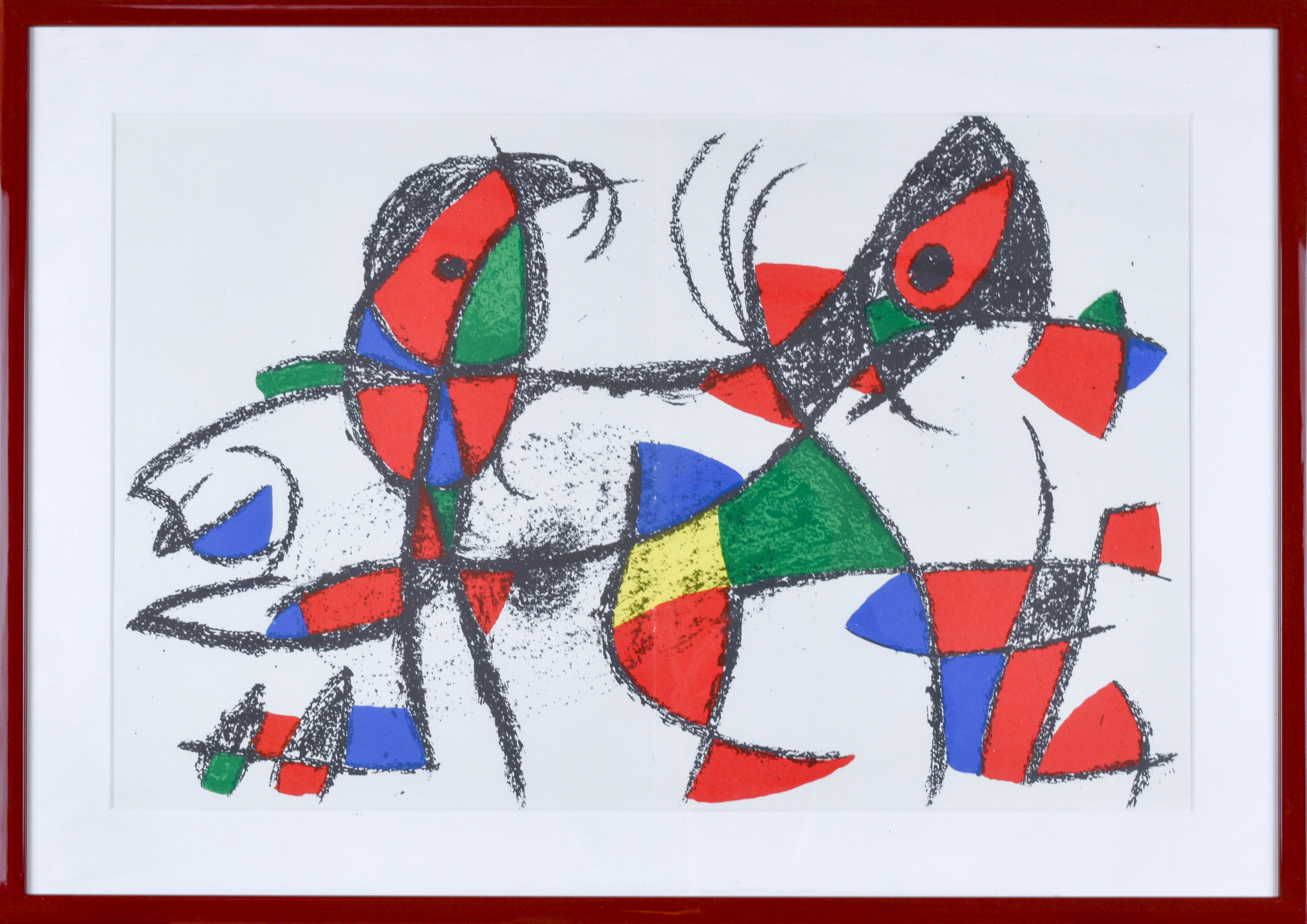 Joan Miró (1893-1983), Dolphin and Parrot, 1975 (Lithograph