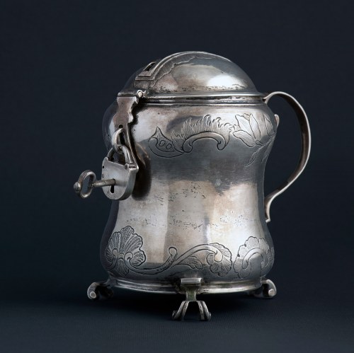 Barokowa skarbonka, Gdańsk ok. 1757 r., Jakob Hase