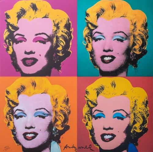 Four Marylins, Andy Warhol
