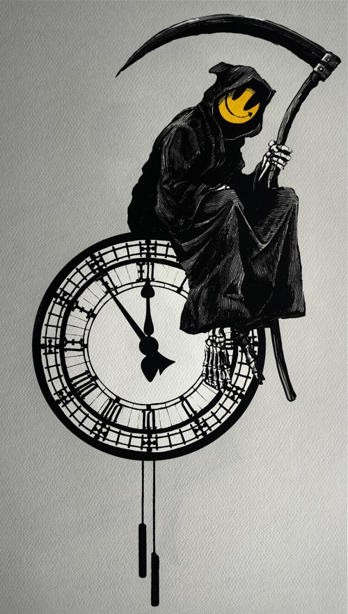 Uśmiechnięty Żniwiarz, Banksy