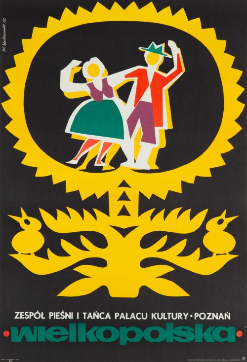 Wielkopolska. Zespół Pieśni i Tańca Pałacu Kultury, Poznań, 1972, W. Idzikowski