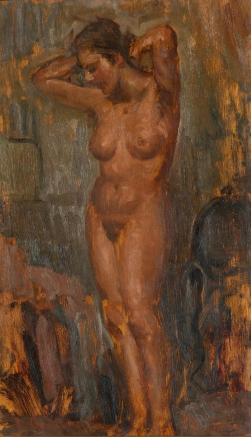 Portret nagiej kobiety, Luigi Crisconio