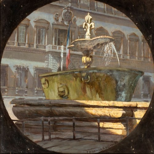 Fontanna na Piazza Farnese w Rzymie, Pietro D'Achiardi