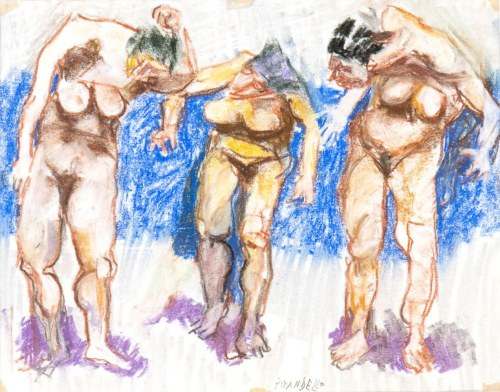 Three nudes, Fausto Pirandello
