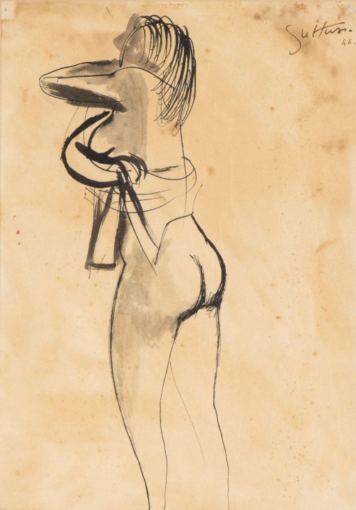 Female Nude, Renato Guttuso