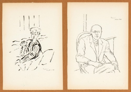 Couple of portraits, Orfeo Tamburi