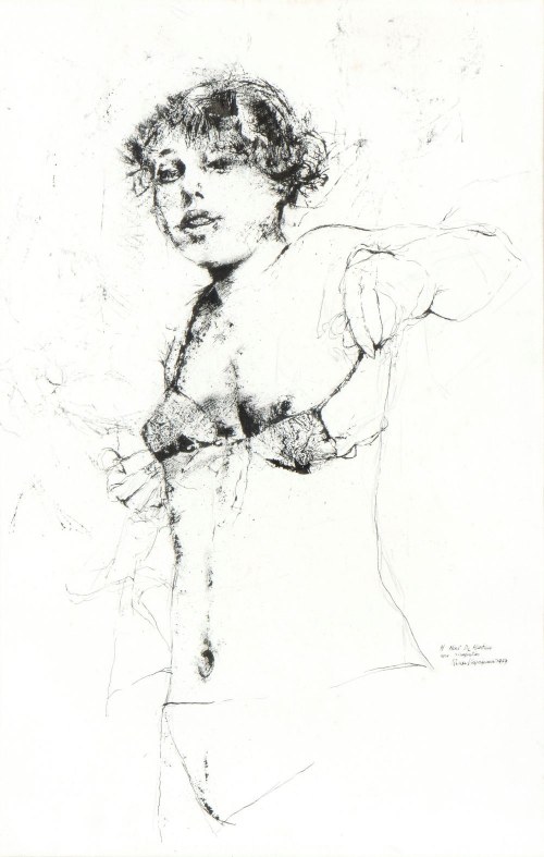 Female figure, Renzo Vespignani