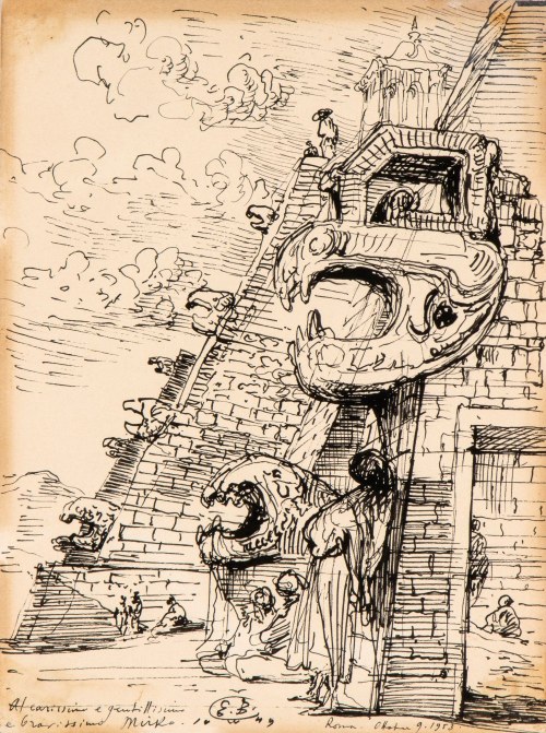 Mexican ruins, Eugène Berman