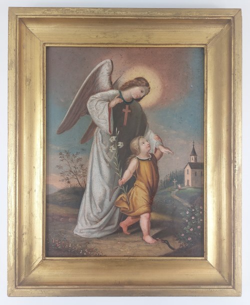 1871?, Św. Jan Chrzciciel Z Aniołem Stróżem