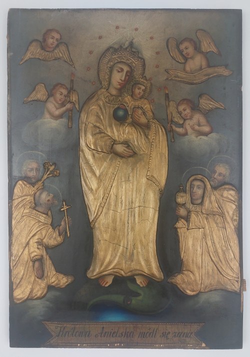 XVII-XVIII w.?, Ikona Matka Boska Anielska