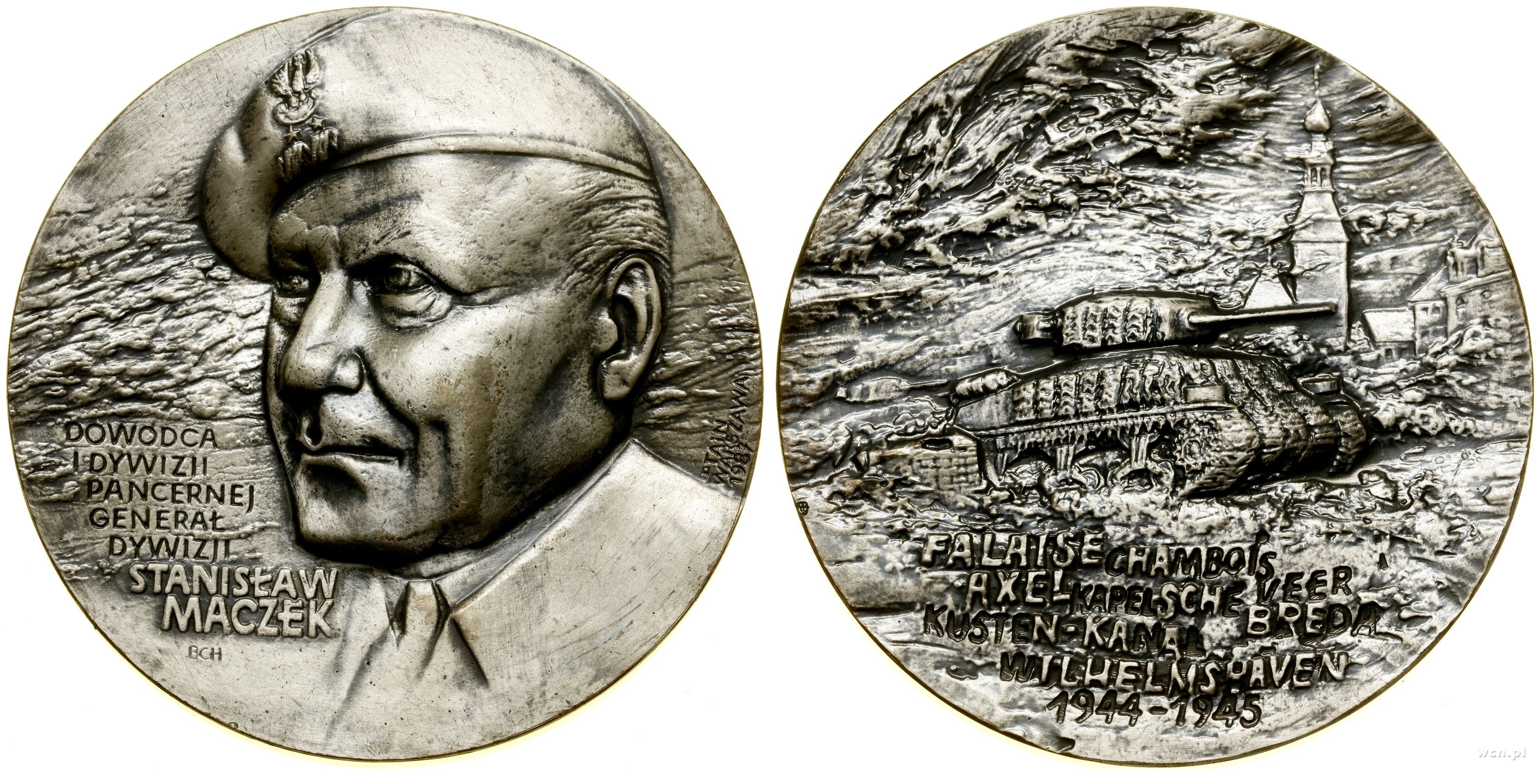 Polska, Gen. Stanisław Maczek, 1987, Warszawa - Aukcja internetowa