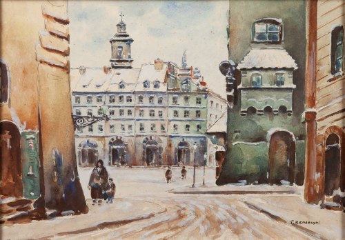 Wejście na Rynek Starego Miasta w Warszawie, T. Rembowski