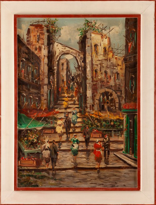 Schody w miasteczku, V. Belli