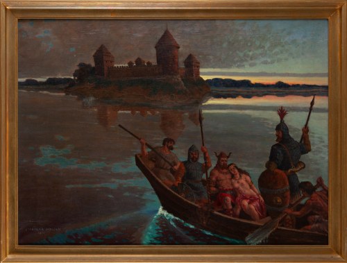 Powrót Polan z wyprawy, 1971, Stanisław Wocjan