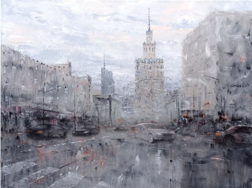 Warsaw, center, 2023, Oleh Lavrii
