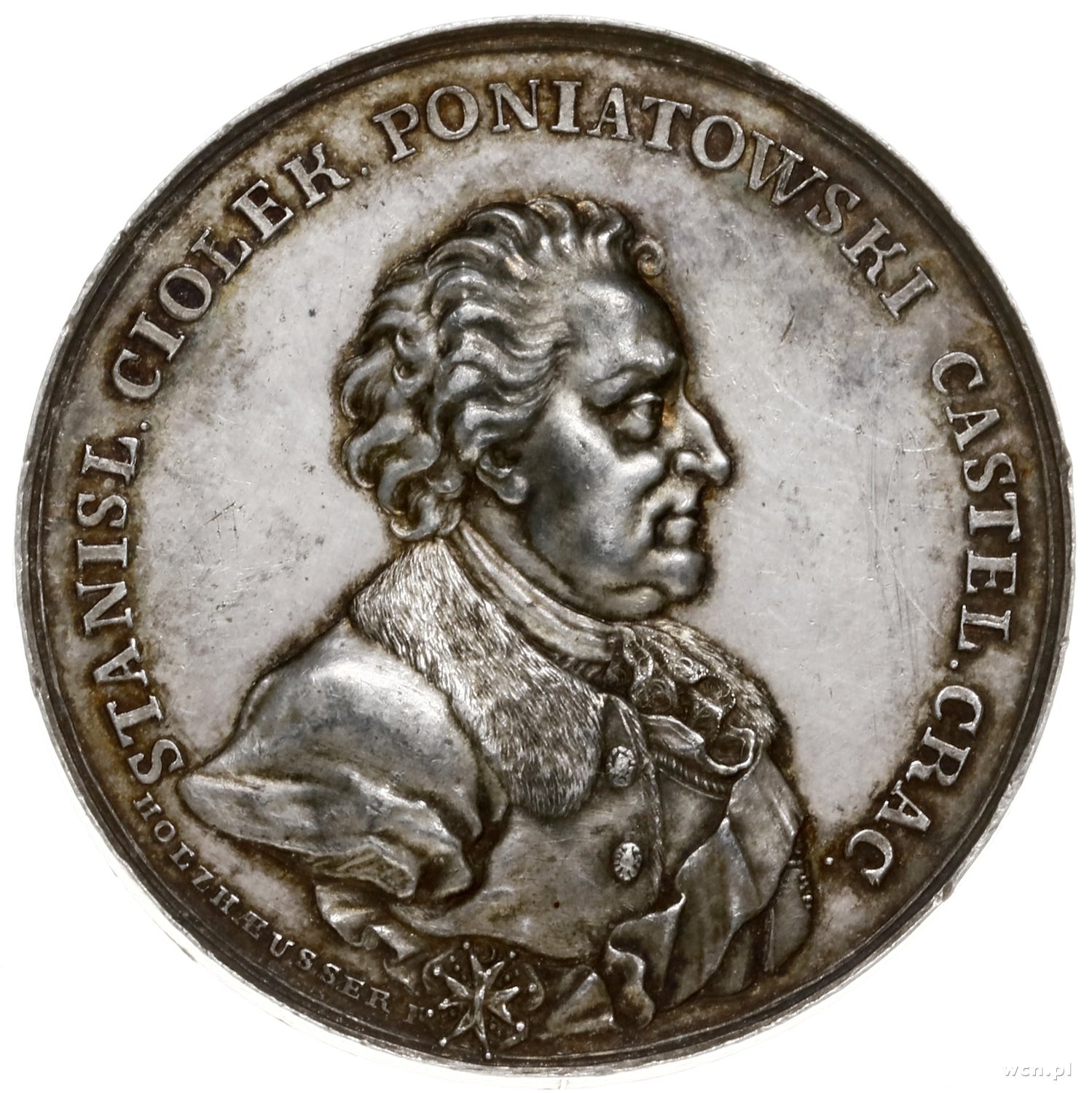 medal z lat 1766-1768 na pamiątkę Stanisława Poniatowsk... - Aukcja