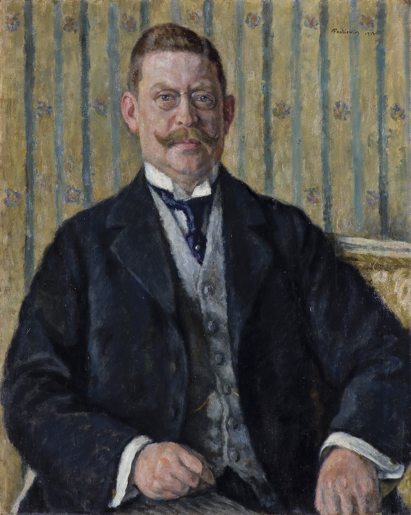 Józef Pankiewicz, PORTRET MĘSKI, 1912 Aukcja / Licytacja