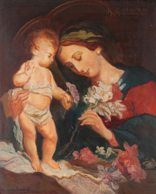 "Madonna z liliami wg Carla Dolciego", Kasper Pochwalski