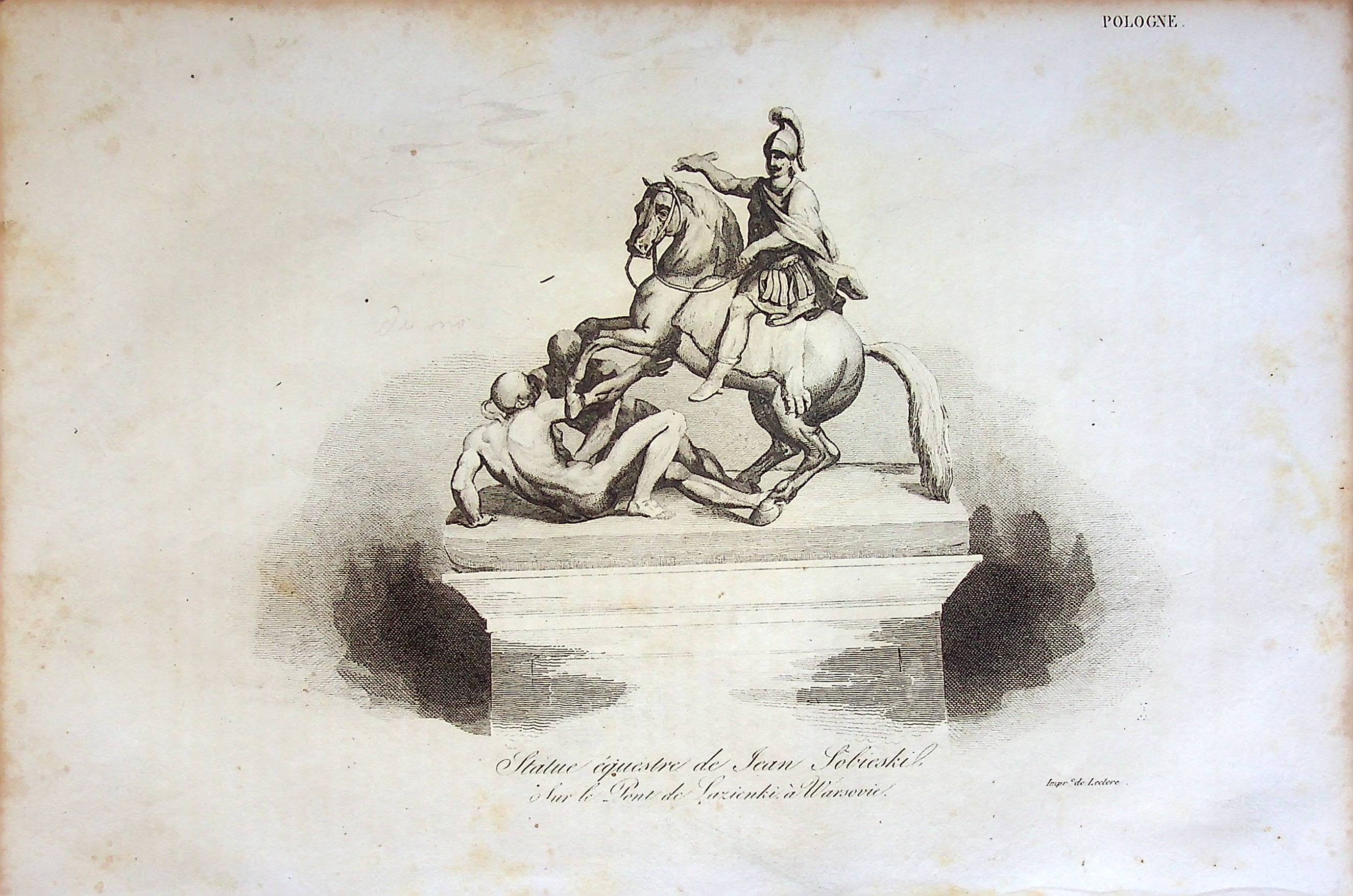 SOBIESKI DAS REITERSTANDBILD VON JAN SOBIESKI IN DEN KÖNIGLICHEN