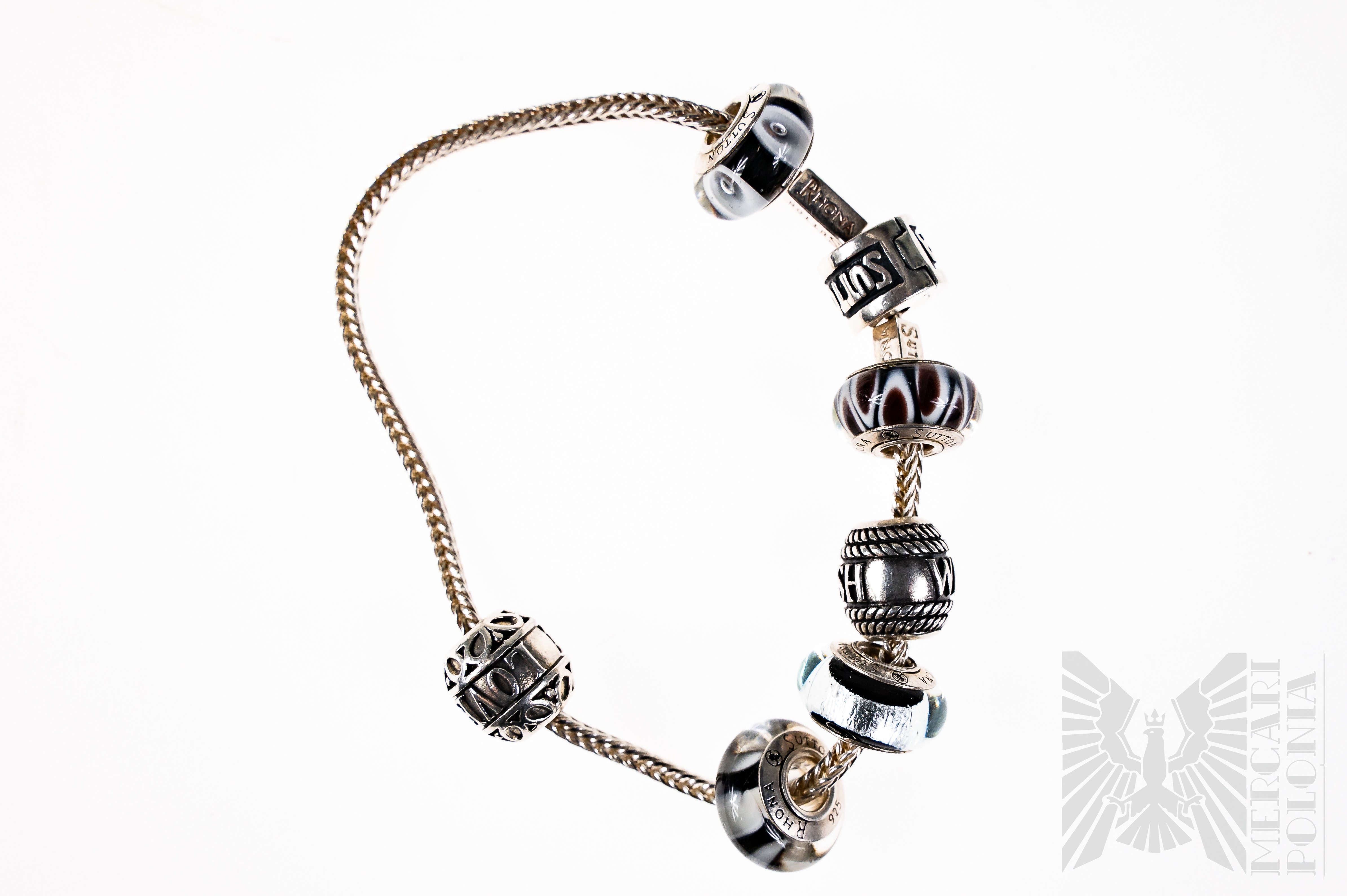Lot De 3 Charms Breloques En Argent Massif 925 Rhona Sutton - Compatible Bracelet Type Pandora - Occasion
