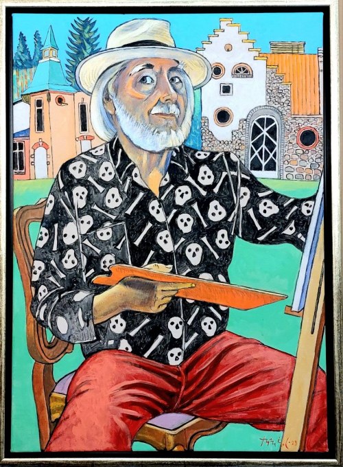 Autoportret Wdzydzki, 2023r,, Czesław Tumielewicz