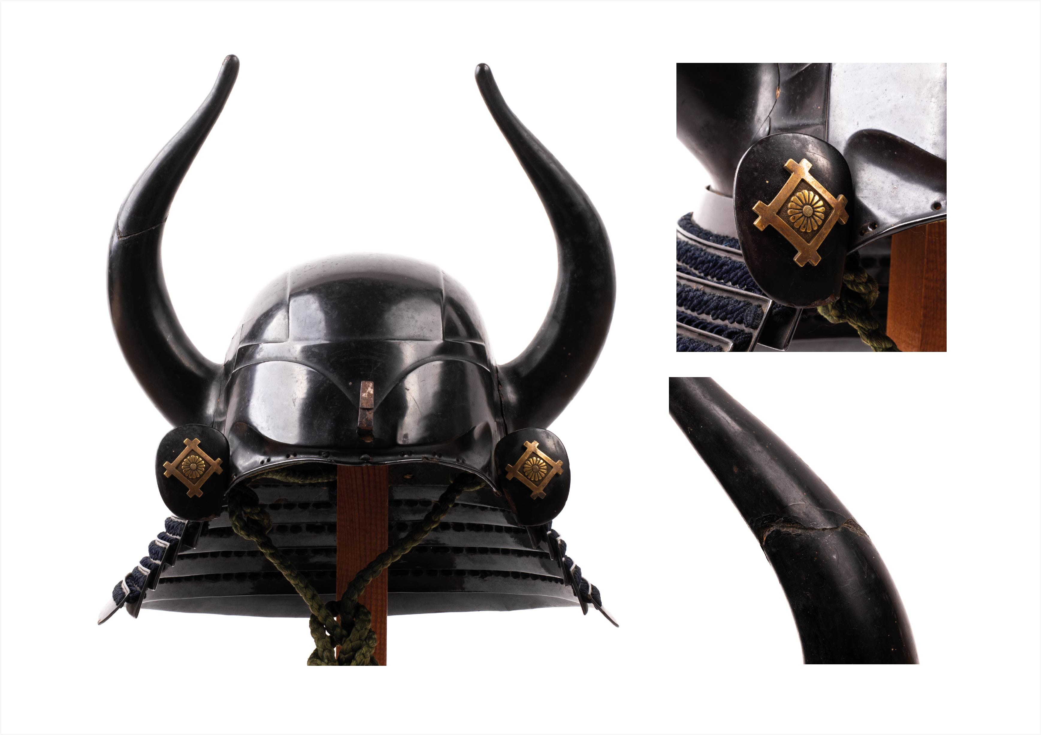 品良く着こなすため Japanese helmet 1867 - (1603 period Edo the from (kabuto) 絵画