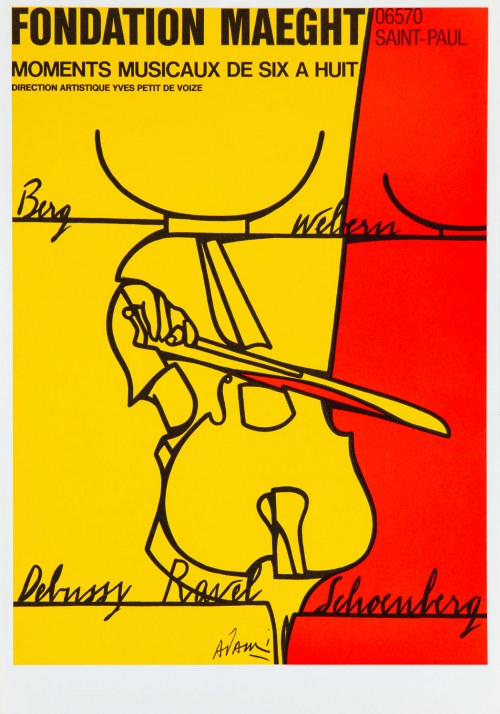 Moments musicaux de six a huit, Fondation Maeght, 1970, Valerio Adami
