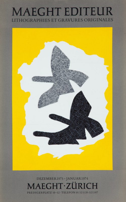 Maeght Editeur, Lithographies et gravures orginales, Maeght - Zurich, 1973, Georges Braque