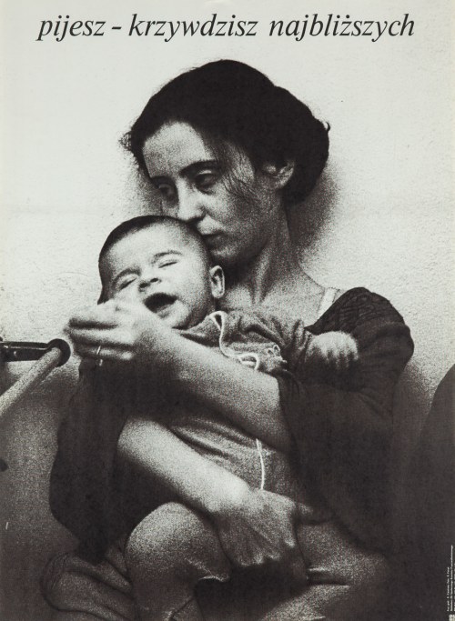 foto: K.PETRYK, Pijesz-krzywidzisz najbliższych, 1981, Danuta Cesarska
